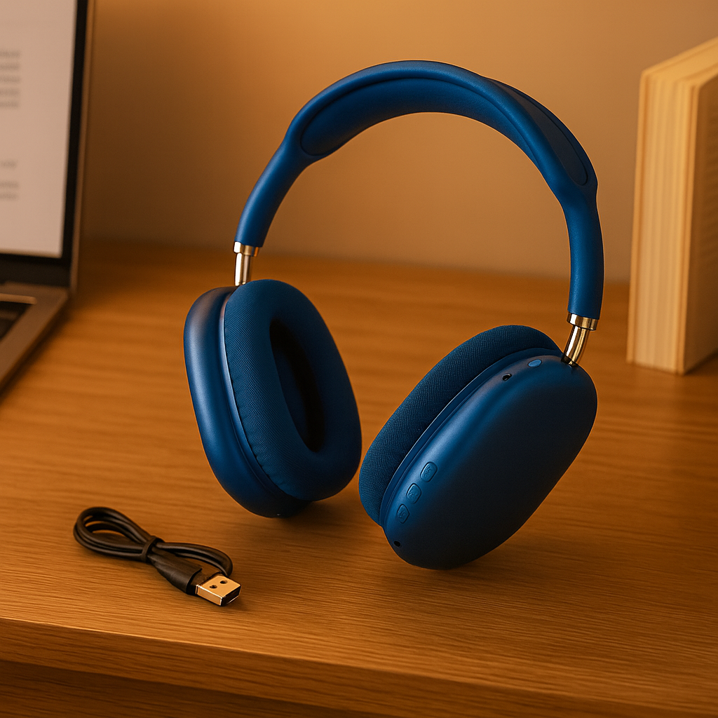 Auriculares Bluetooth Vincha P9S HiFi Metálicos