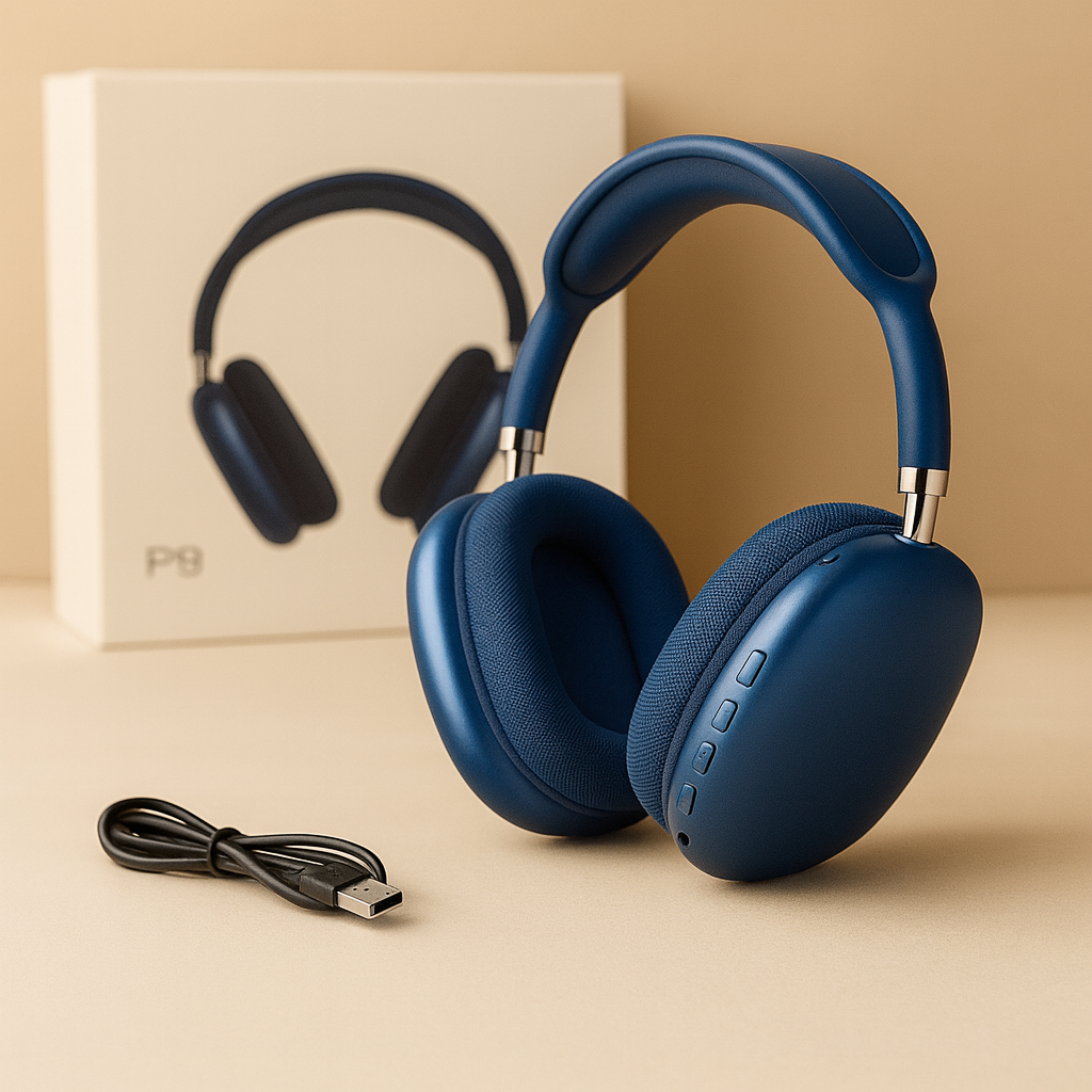 Auriculares Bluetooth Vincha P9S HiFi Metálicos