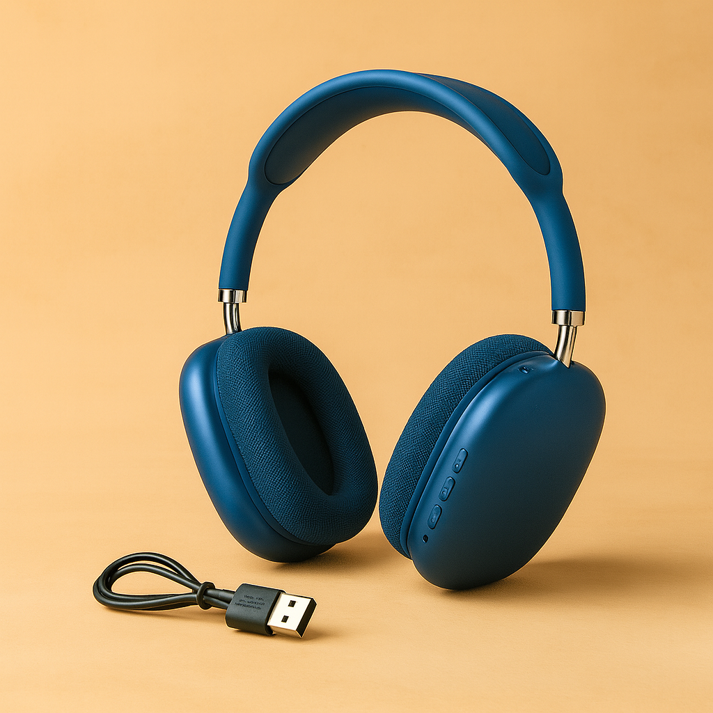 Auriculares Bluetooth Vincha P9S HiFi Metálicos