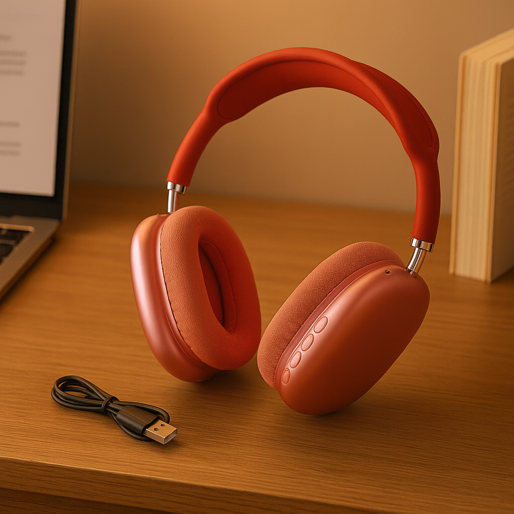 Auriculares Bluetooth Vincha P9S HiFi Metálicos