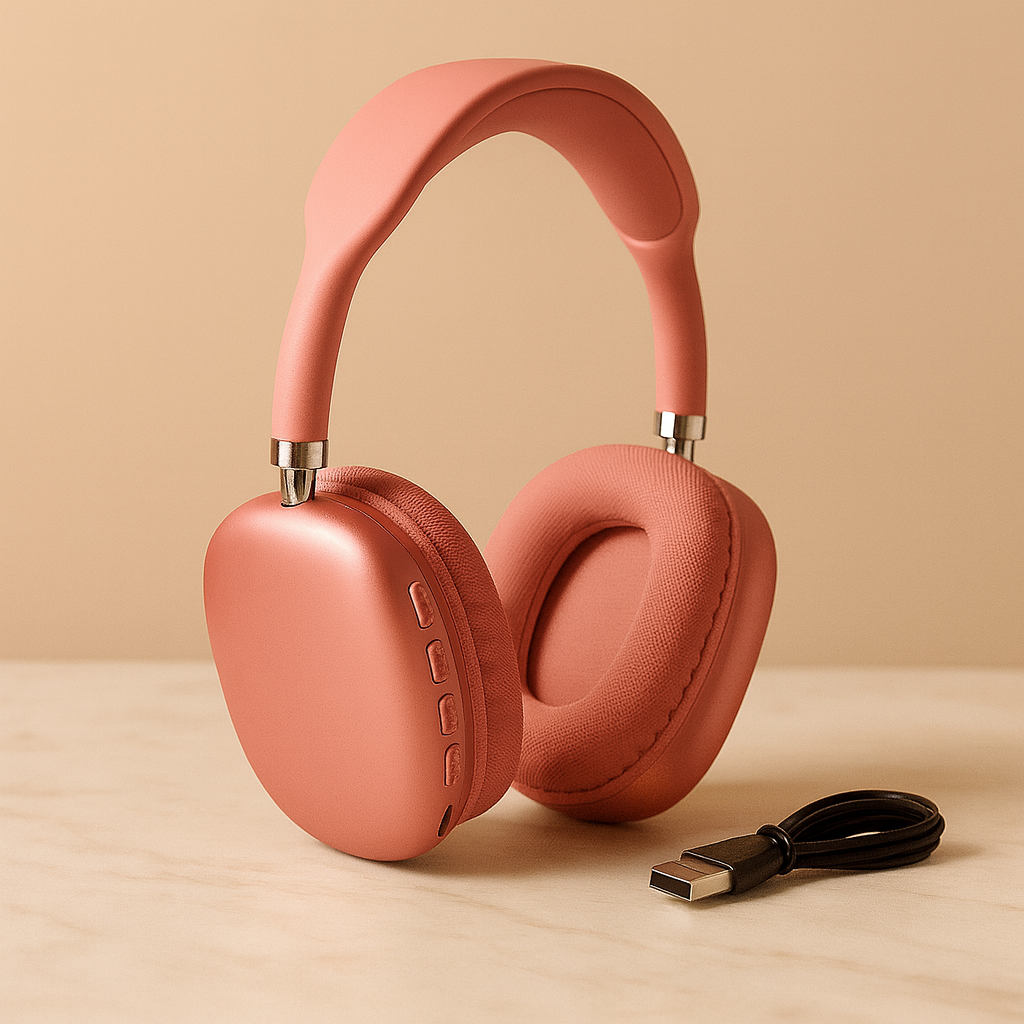 Auriculares Bluetooth Vincha P9S HiFi Metálicos