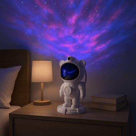 Proyector Astronauta Estrellas con Parlante